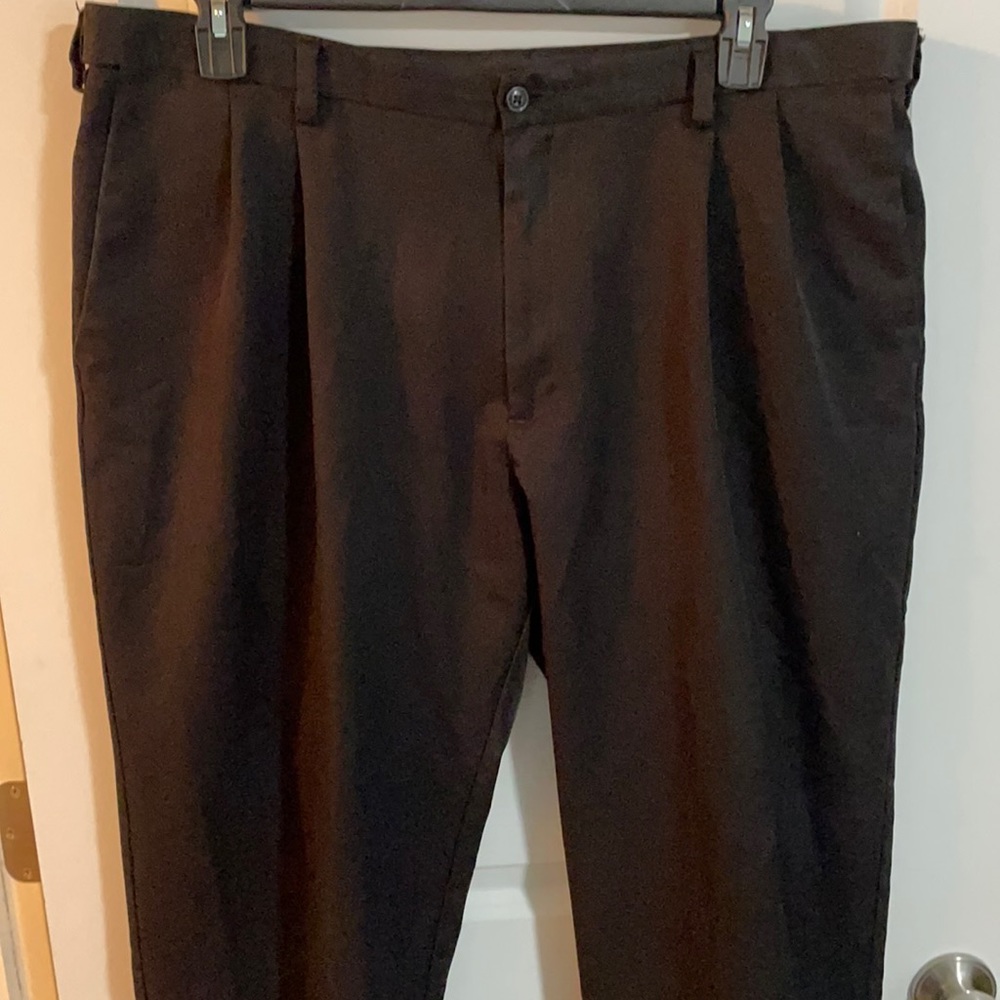 Black haggar trousers